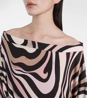 Vestido de playa Marmo sin tirantes | Pucci