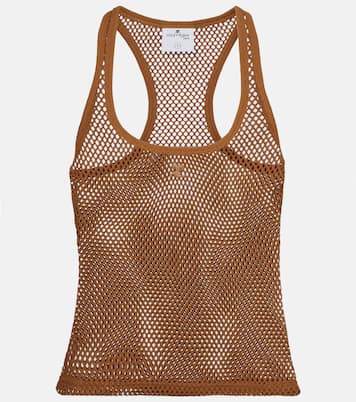 Tank top Scuba in mesh di cotone | Courrèges