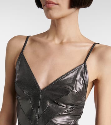 Metallic-effect jersey gown | Rick Owens