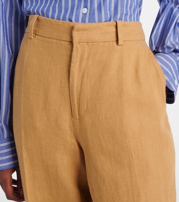 Linen wide-leg pants | Polo Ralph Lauren