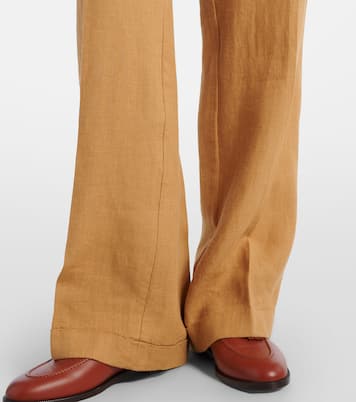 Linen wide-leg pants | Polo Ralph Lauren