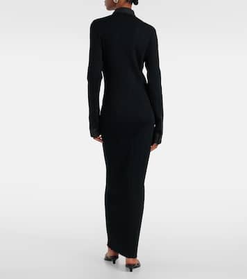 Hemdblusenkleid aus Rippstrick | Toteme
