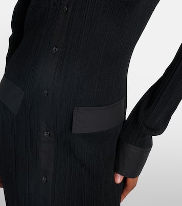 Hemdblusenkleid aus Rippstrick | Toteme