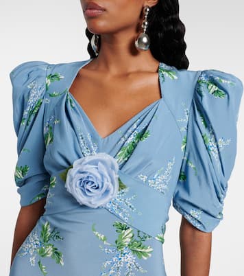 Robe midi en soie | Rodarte
