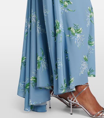 Robe midi en soie | Rodarte
