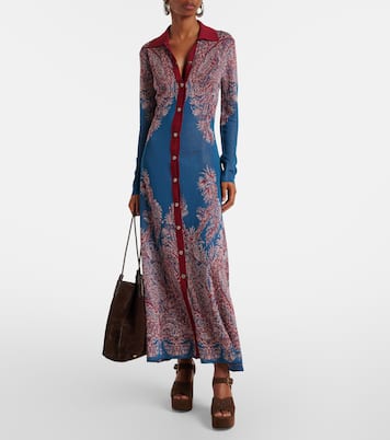 Hemdblusenkleid aus Jersey | Etro