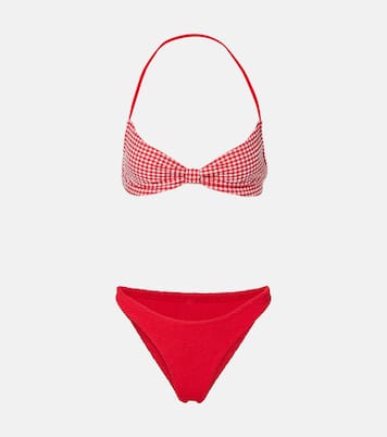 Kacey checked bikini | Hunza G