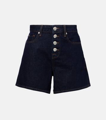 شورت من الدنيم بخصر عالي Kori  | 7 For All Mankind