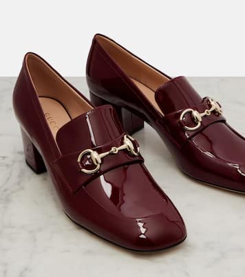 Loafer-Pumps Lady Horsebit aus Leder | Gucci