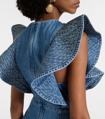 Maxikleid Stephi aus Denim | Alémais