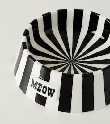 Vice Meow striped cat bowl | Jonathan Adler
