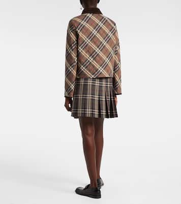 Burberry Check quilted cotton jacket | Burberry