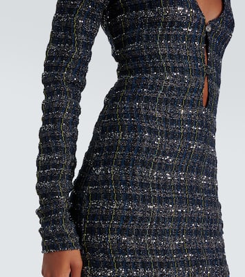 Cutout knitted tweed maxi dress | Missoni