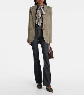 High-Rise-Schlaghose aus einem Baumwollgemisch | Acne Studios