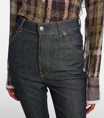 High-Rise-Schlaghose aus einem Baumwollgemisch | Acne Studios
