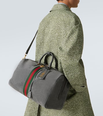 Gucci Savoy Medium suede duffel bag | Gucci