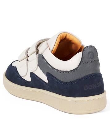 Kesio suede-trimmed leather sneakers | Donsje