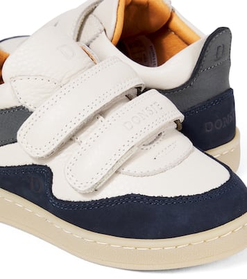 Kesio suede-trimmed leather sneakers | Donsje