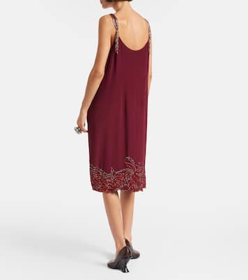 Beaded silk slip dress | Dries Van Noten