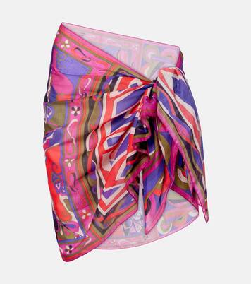 Cover-up Orchidee de algodón | Pucci
