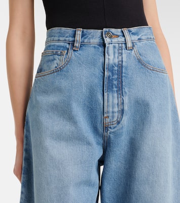 High-Rise Barrel Jeans | Alaïa