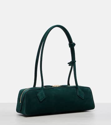 Le Teckel Medium suede shoulder bag | Alaïa