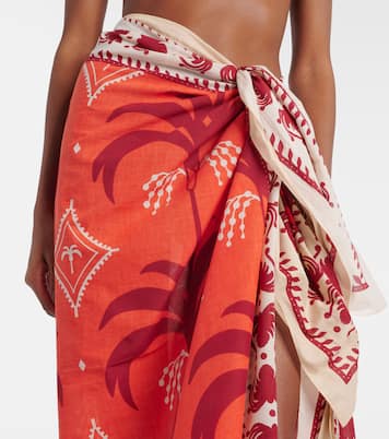 Dance Of printed cotton beach cover-up | Johanna Ortiz