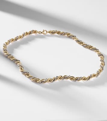 Corde Torsade 18kt gold and white gold necklace | Yvonne Léon