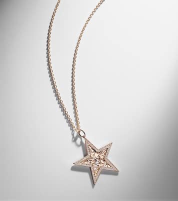 Icon Wallpaper Star 14kt gold pendant necklace with diamonds | Sydney Evan