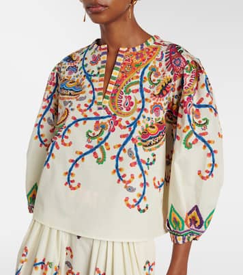 Paisley printed cotton top | Etro