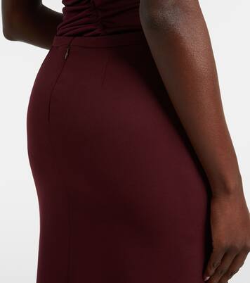 Medusa 울 개버딘 펜슬 스커트 | Versace