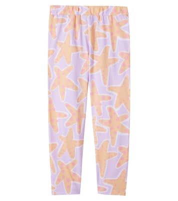 Printed cotton jersey leggings | Stella McCartney Kids