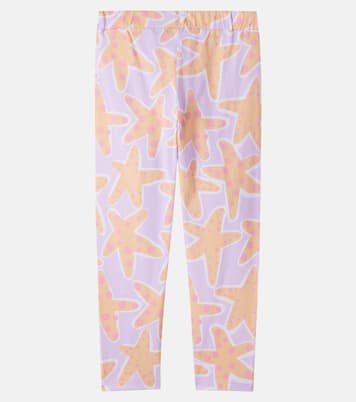 Printed cotton jersey leggings | Stella McCartney Kids