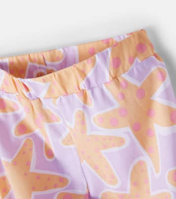 Printed cotton jersey leggings | Stella McCartney Kids