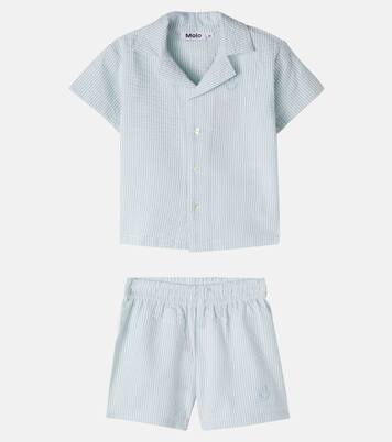 Baby Eyou striped cotton pajamas | Molo