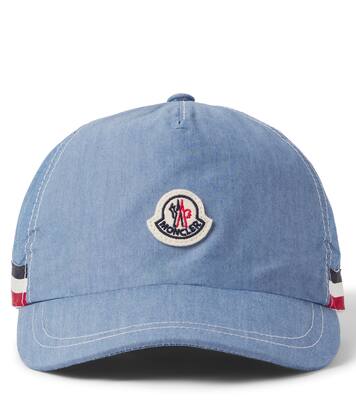 Logo cotton-blend denim baseball cap | Moncler Enfant
