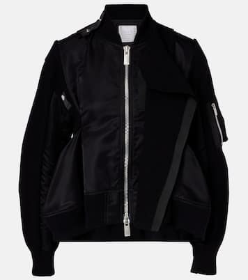 Paneled blouson jacket | Sacai