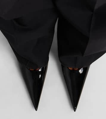 Guermantes 95 patent leather slingback pumps | Saint Laurent