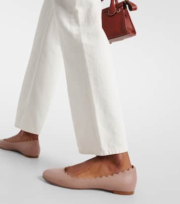 Lauren leather ballet flats | Chloé