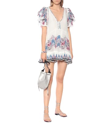Nubia printed silk minidress | Isabel Marant