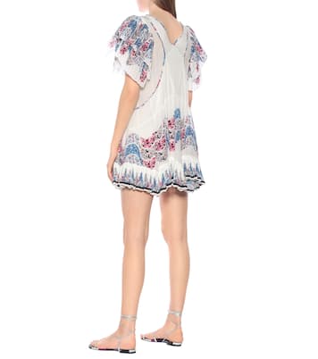 Nubia printed silk minidress | Isabel Marant