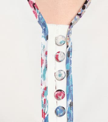 Nubia printed silk minidress | Isabel Marant