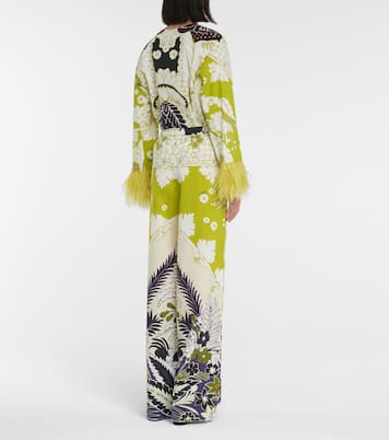 Valentino – Pantalon ample en coton à fleurs | Valentino
