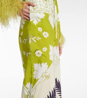 Valentino – Pantalon ample en coton à fleurs | Valentino