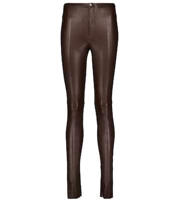Maggie high-rise skinny leather pants | Stouls
