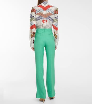 Pantaloni in lana, seta e lino | Etro
