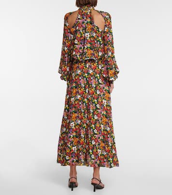 Floral cutout midi dress | Christopher Kane