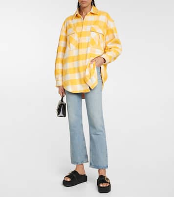 Chemise en coton à carreaux | Palm Angels