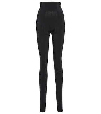 Crêpe high-rise skinny pants | Nensi Dojaka