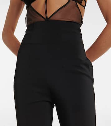 Crêpe high-rise skinny pants | Nensi Dojaka